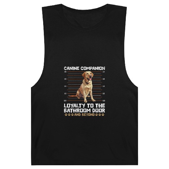 Labrador Owner Canine Companion Loyality Funny Barnard Tanks