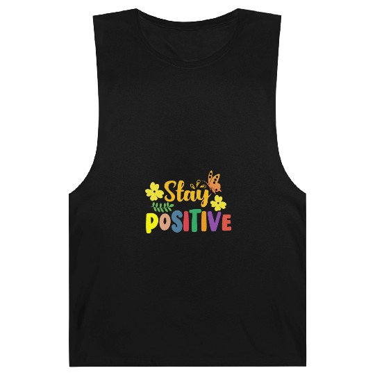 Stay Positive with Sunshine and Butterflies Barnard Tanks