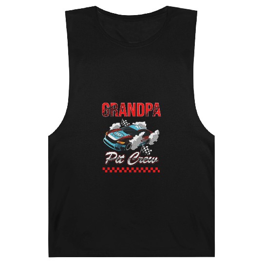 Race Car Birthday Party Racing Family Grandpa Barnard Tanks