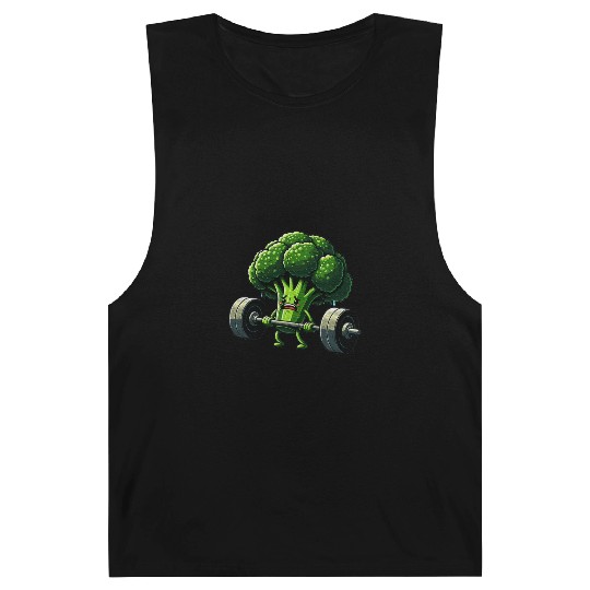 Deadlift Broccoli Gym Fitness Motivation Barnard Tanks
