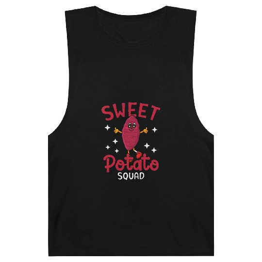 Kawaii Potato Lovers Vegetarian Sweet Potato Barnard Tanks