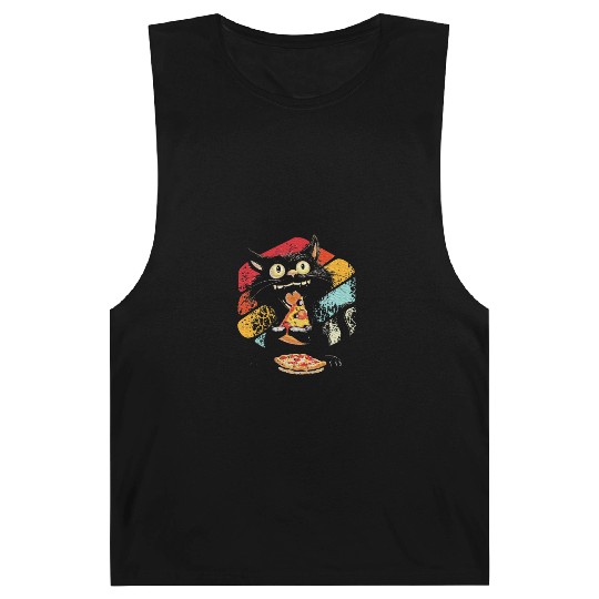 Kitty And Pepperoni Pizza Cat Lover Pet Owner Barnard Tanks