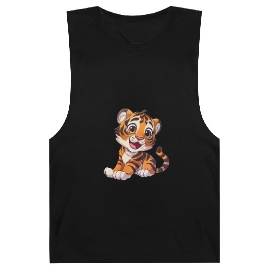 Adorable Tiger Cub With A Charming Smile Barnard Tanks