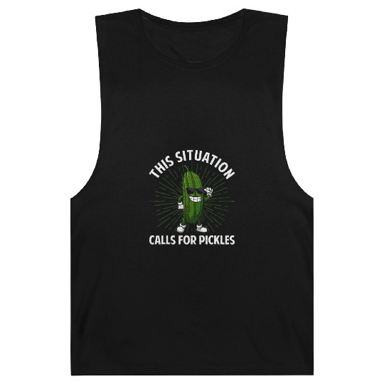 Pickle Design Cucumber Dill Pickle Lover Barnard Tanks