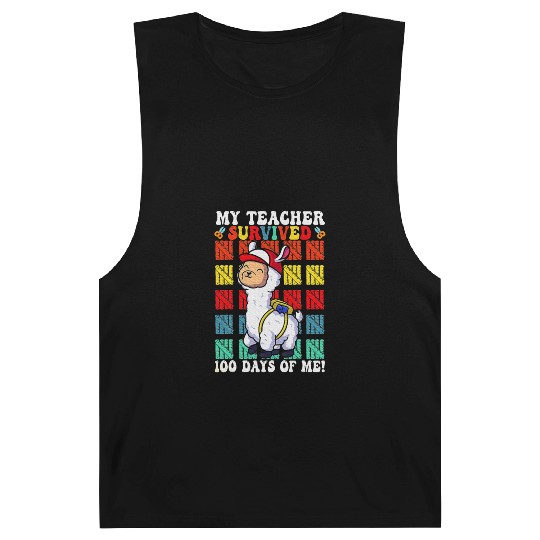 My Teacher Survived 100 Days Of Me Llama Student Barnard Tanks