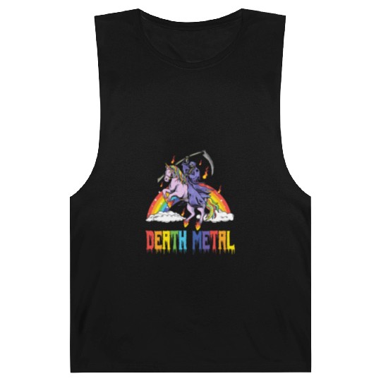 Goth Rock Satan Unicorn Festivals Death Metal Barnard Tanks