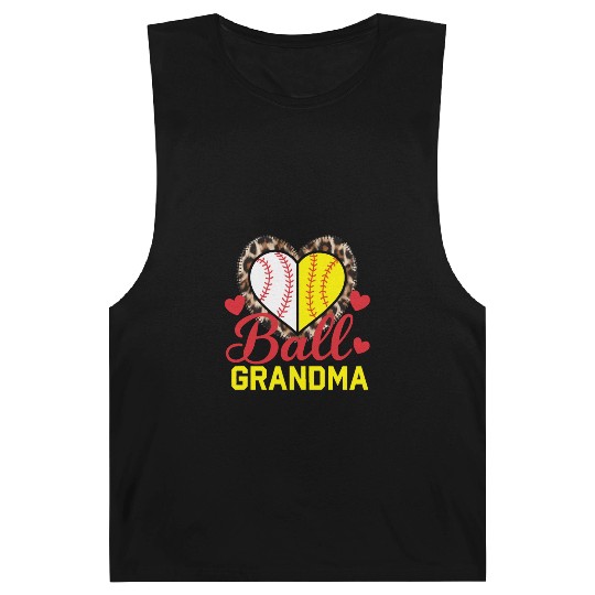 Baseball Grandma Grandmother Grandparents Day Barnard Tanks