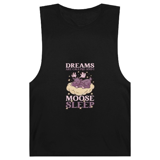 Dreams Are Calling Youth Cute Moose Barnard Tanks
