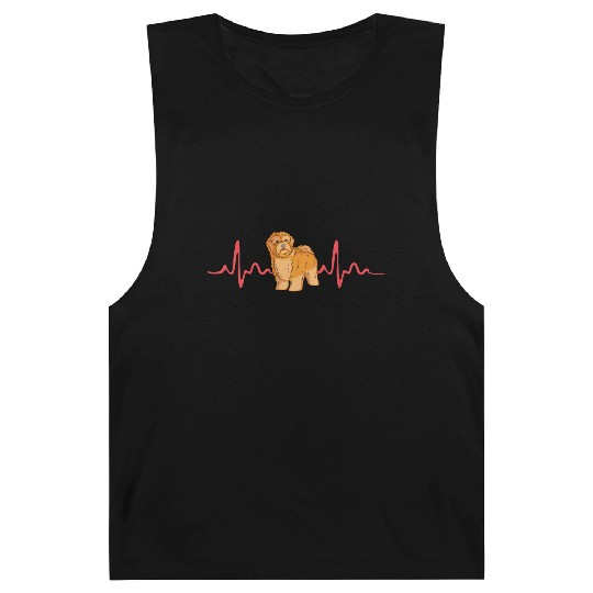 Dog Heartbeat Puppy Havanese Dog Lovers Barnard Tanks