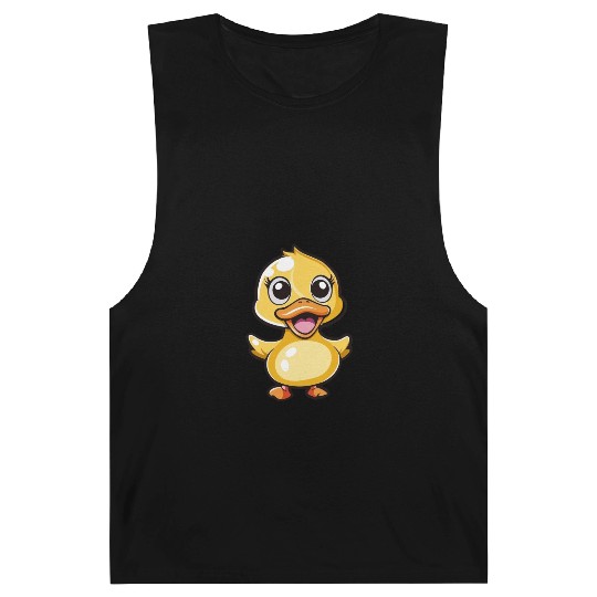 Adorable Duckling Cartoon Character Barnard Tanks