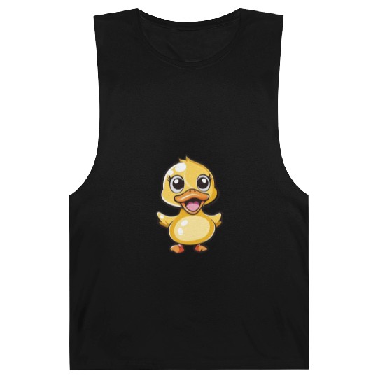Adorable Duckling Cartoon Character Barnard Tanks