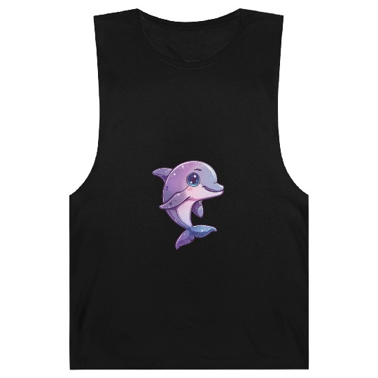 Adorable Purple Dolphin Fantasy Creation Barnard Tanks