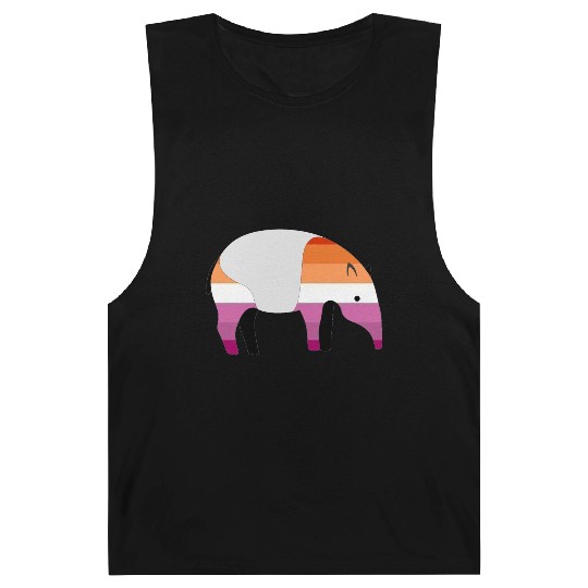 Mountain Tapir with Rainbow Pride Flag Barnard Tanks