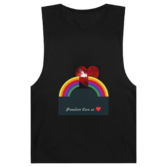 Freedom Love Us Pride Month Barnard Tanks