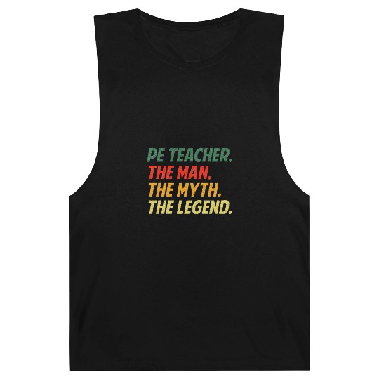 Cool PE Teacher Art Physical Education Teacher Barnard Tanks