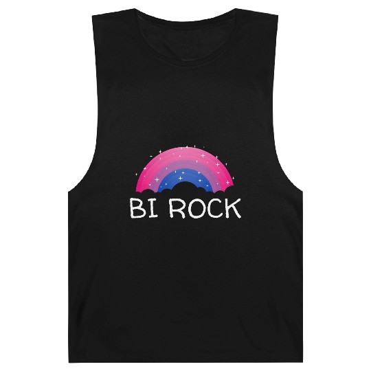 Bi Rock Bisexual LGBTQ Bi Pride LGBT Lesbian Gay Barnard Tanks