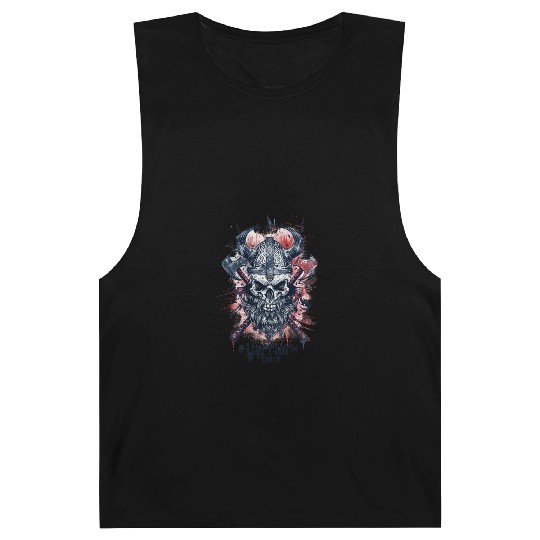 "Warrior Spirit - Viking Skull Design" Barnard Tanks