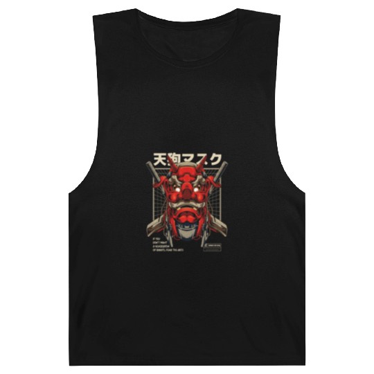 Tengu Mecha Japanese Devil Tattoo Barnard Tanks