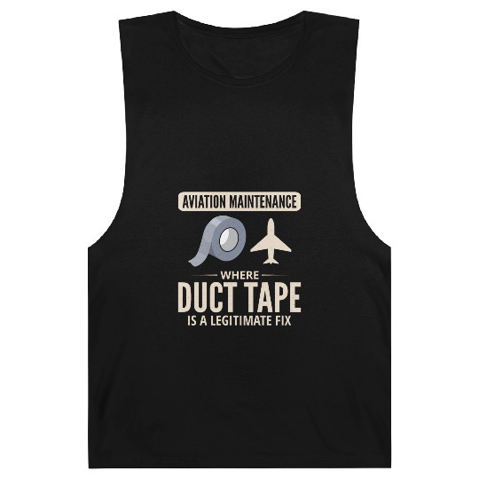 Aircraft Mechanic Aviation Technician Duct Tape Barnard Tanks
