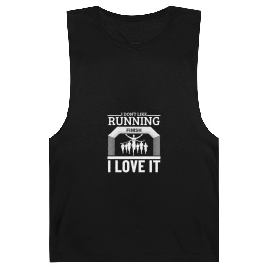 I Love Running Funny Marathon Barnard Tanks