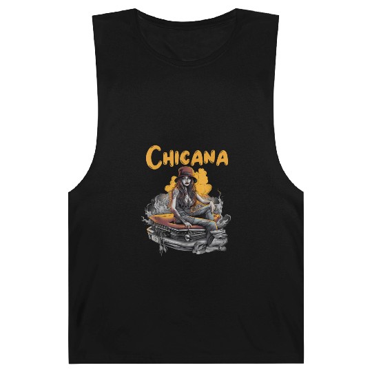 Chicana Lowrider Clothes Mexican American Barnard Tanks