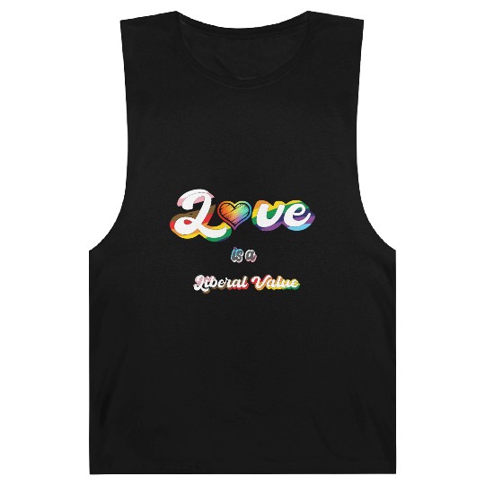 Love is Liberal Value Barnard Tanks