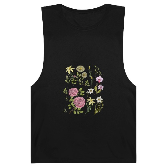 Flowers Cottagecore Mushroom Indie Clothes Barnard Tanks