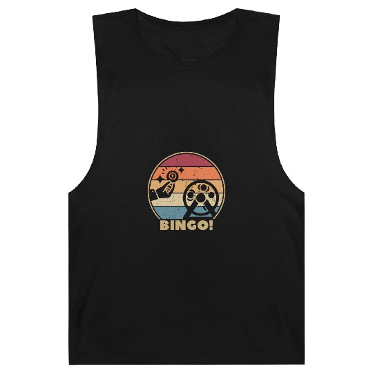 Retro Caller Daubers Professional Bingo Lover Barnard Tanks