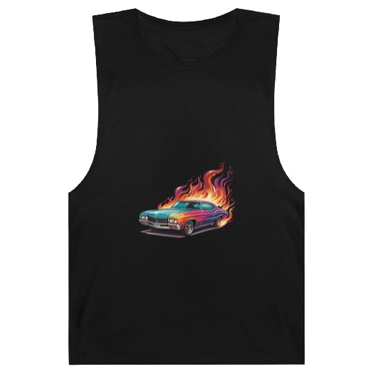 Retro American Racing Muscle Car Barnard Tanks