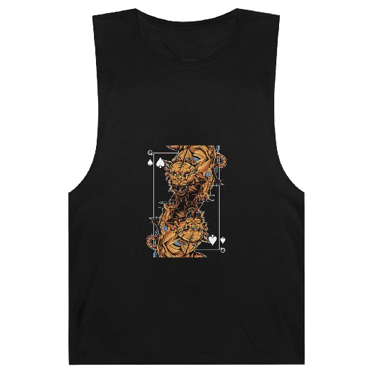 Tiger Steampunk Card Game Queen of Spades Poker Barnard Tanks
