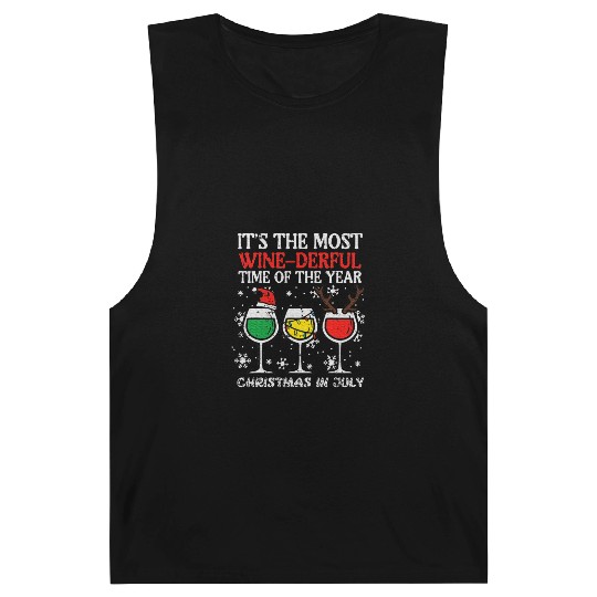 Christmas In July Winederful Barnard Tanks