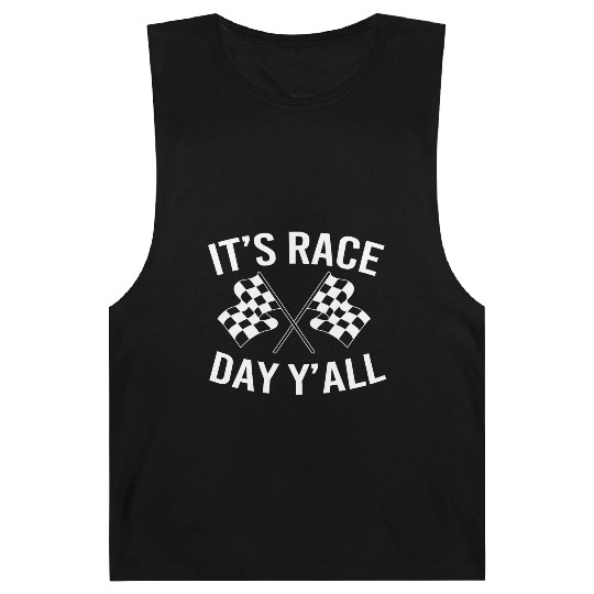 Drag Racing Racetrack Checkered Flag Race Day Barnard Tanks