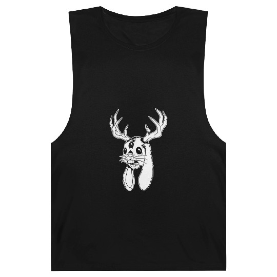 Believe Jackalope Jackrabbit Lovers Barnard Tanks