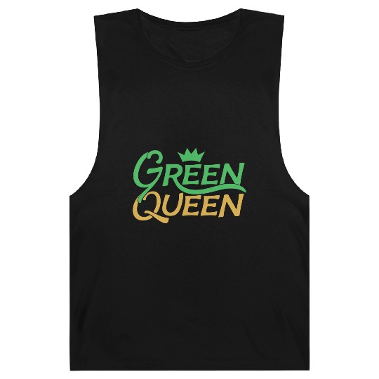 Regal Green Queen Crown Design Barnard Tanks