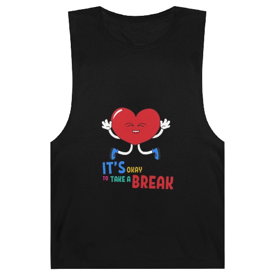 Joyful Reminder Embrace Self-Care with "It's Okay Barnard Tanks