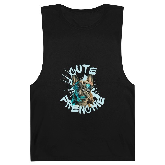 Cute frenchie Barnard Tanks