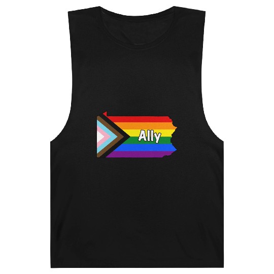 Pennsylvania Pride Ally Progress Flag Barnard Tanks