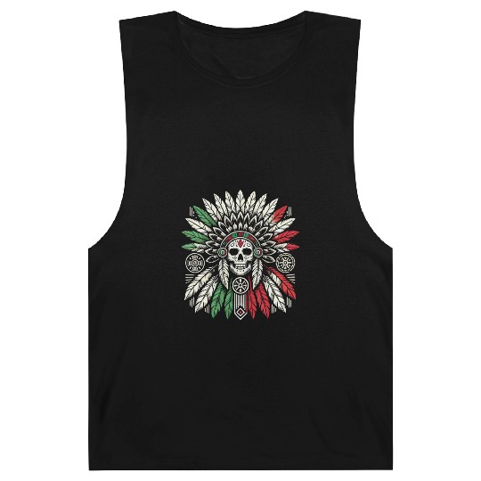 Aztec Warrior Indigenous Mexican Aztec Jaguar Barnard Tanks