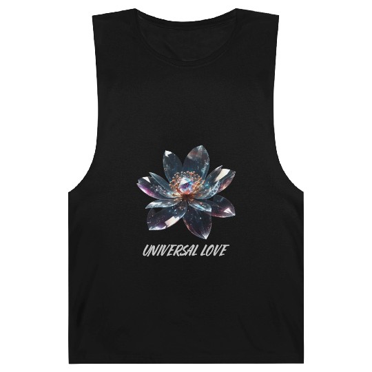 Cosmic Crystal Glass Flower "UniversalLove" Barnard Tanks