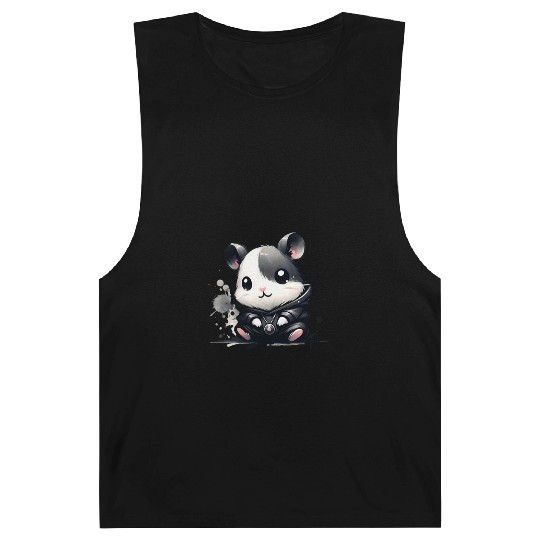 Charcoal Hip Hop Hamster Barnard Tanks