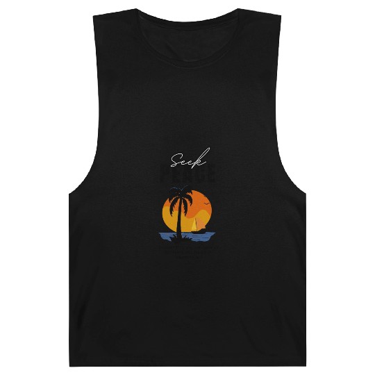 Seek Peace Summer Beach Barnard Tanks