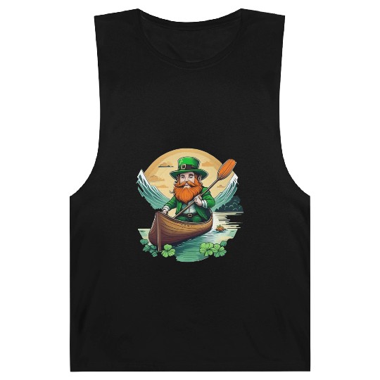 St. Patrick's Day Shamrock St Paddy's Day Kayak Barnard Tanks