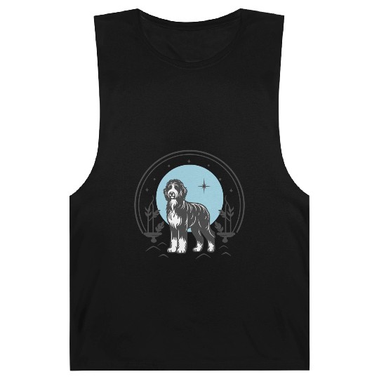 Bernedoodle Tarot Card Dog | Celestial and Starsee Barnard Tanks