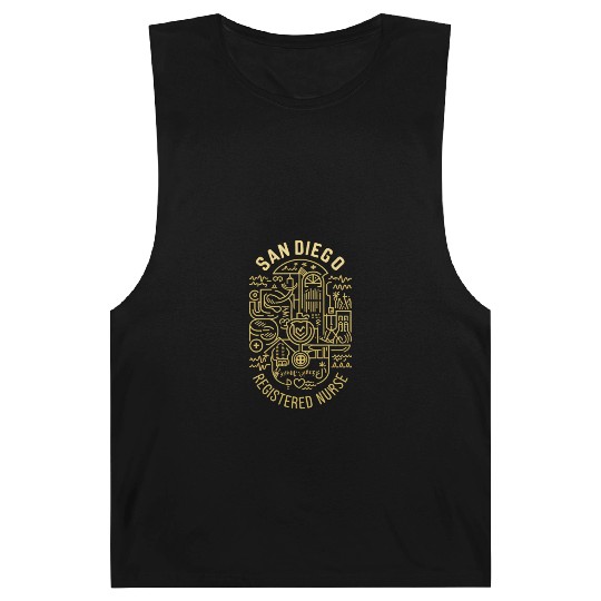 San Diego Registered Nurse Graphic Design Barnard Tanks