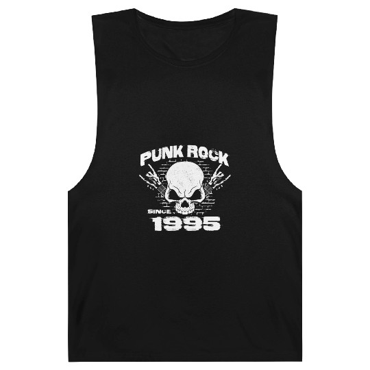 29th Birthday - Punk Rock Since 1995 Skull Rock Barnard Tanks