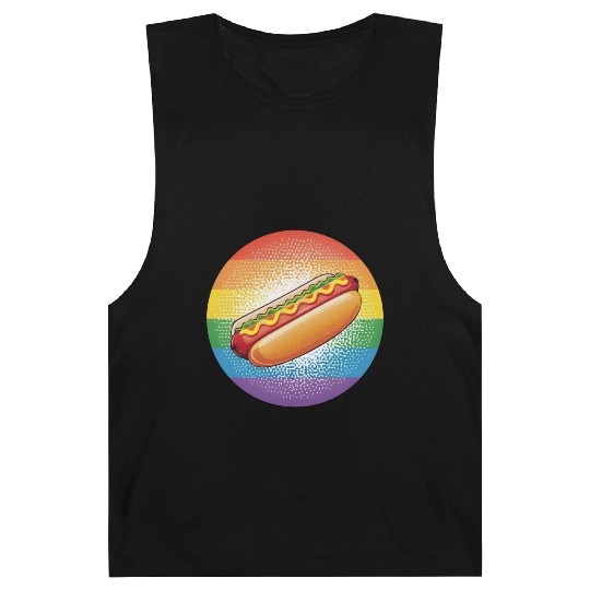 LGBTQ Hot Dog Barnard Tanks