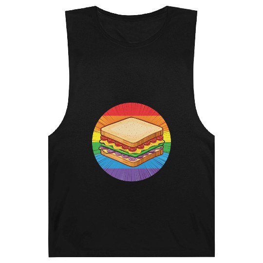 LGBTQ Sandwich Barnard Tanks