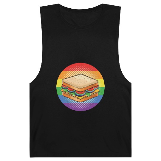 LGBTQ Sandwich Barnard Tanks