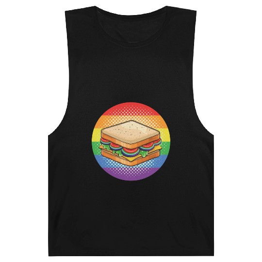 LGBTQ Sandwich Barnard Tanks