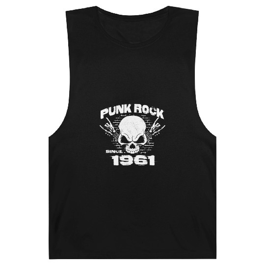 63rd Birthday - Punk Rock Since 1961 Skull Rock Barnard Tanks